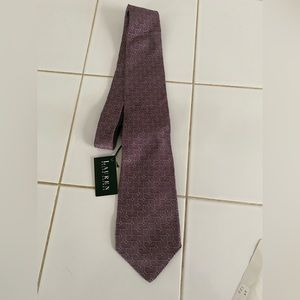 Ralph Lauren Purple Geometric Tie